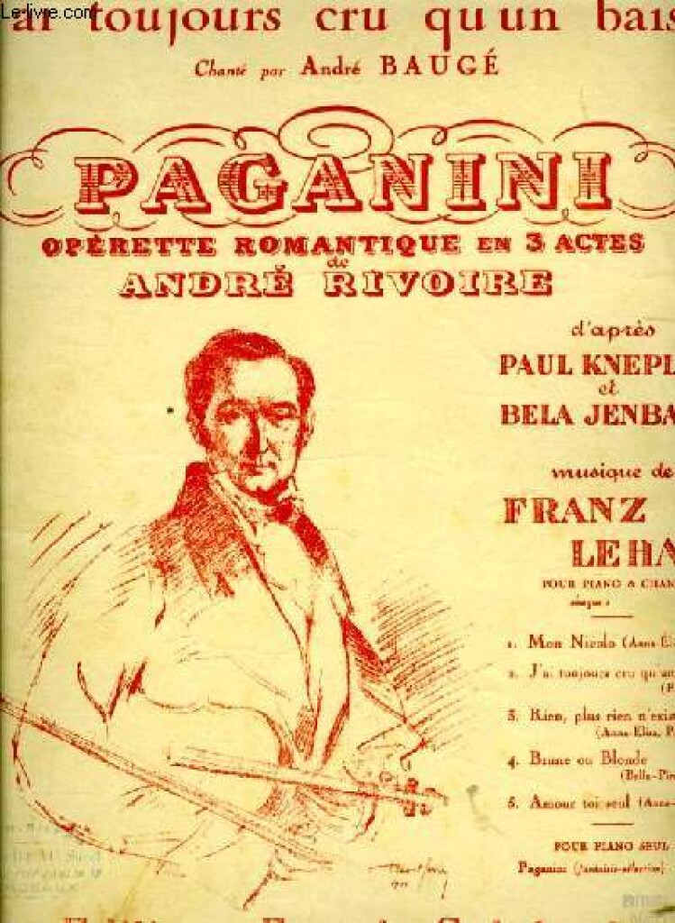J'Ai Toujours Cru Qu'Un Baiser Varioustes Chant